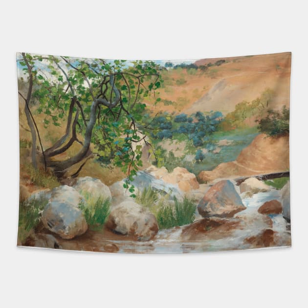 Landscape from Sierra Nevada, Spain by Hugo Birger Tapestry by Classic Art Stall