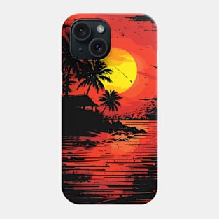 Summer Red Sky Sunset Phone Case