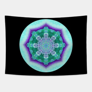 Fractal Mandala - Garden of Delights Tapestry