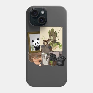 Rockwell Raccoon Phone Case