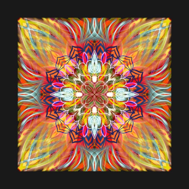 Cool fire mandala by KolibriPrints