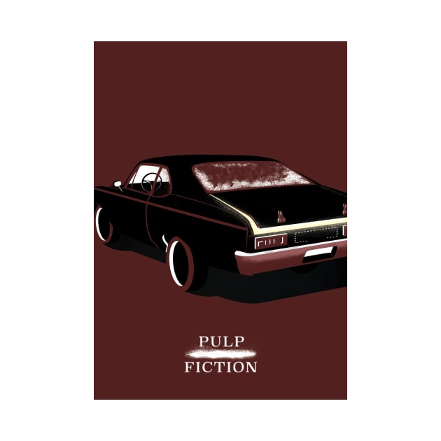 Pulp Fiction film print by Phil Shelly Creative