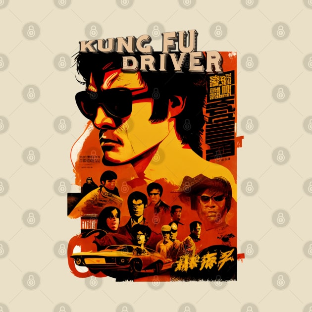 Kung Fu Driver Retro Stye Gift by TheLaundryLady