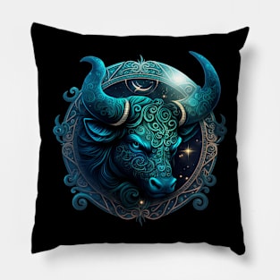 Taurus Zodiac Sign Pillow