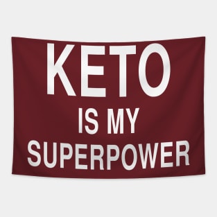 Keto Is My Superpower: Ketogenic Low Carb Diet Tapestry