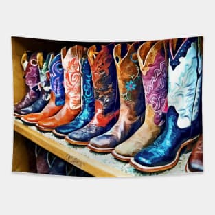 Fashion - Cowboy Boots Tapestry