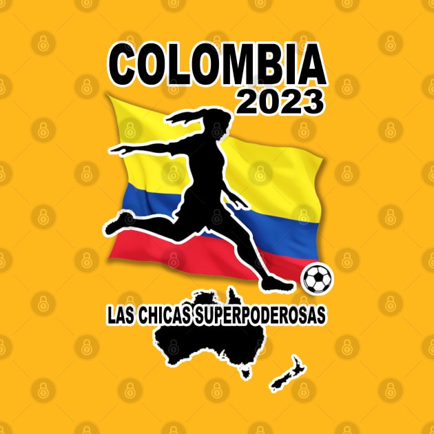 Colombian Womens World Cup Football Soccer Team 2023 by Ireland