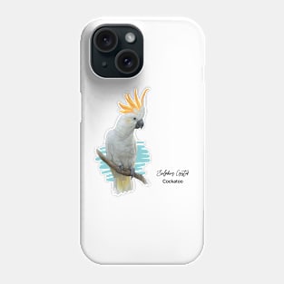 Sulphur crested cockatoo Phone Case