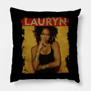 TEXTURE ART- Lauryn Hill - RETRO Pillow