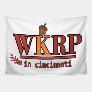 wkrp in cincinnati autumn style Tapestry