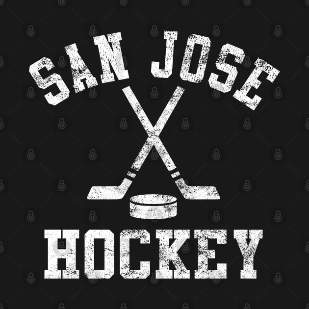 Vintage San Jose Hockey by tropicalteesshop