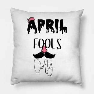 Glasses Nose Beard - Happy April Fool's Day Pillow