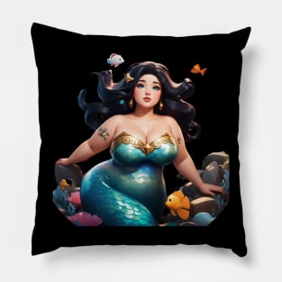 Plus Size Mermaid Beauty Queen Pillow