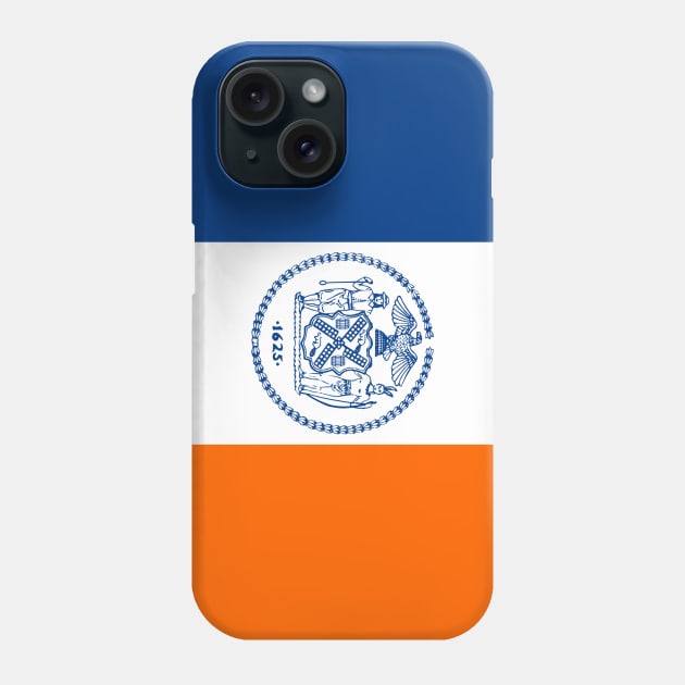 Flag of New York City, New York Phone Case by brigadeiro