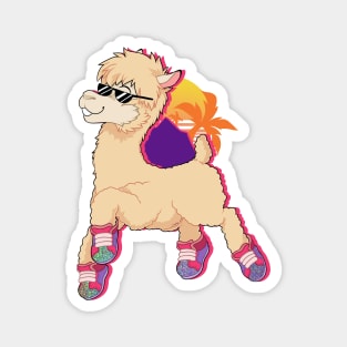 Vibin' alpaca Magnet