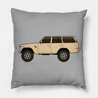 fj60 Land Cruiser tan Pillow