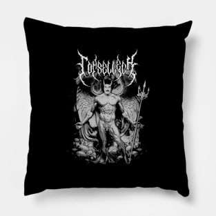 Black Metal The Demon Tom Selleck Pillow