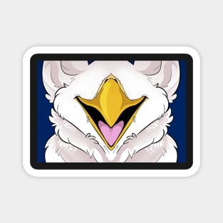 White Gryphon Magnet