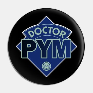 Doctor Hank Pym - Doctor Who Style Logo Pin