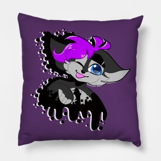 Shadow cat Pillow