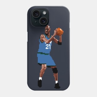 Kevin Garnett Pixel Posting Phone Case