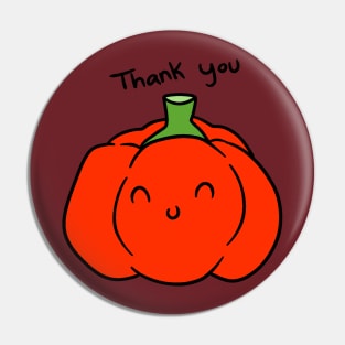 Thank You Red Bell Pepper Pin