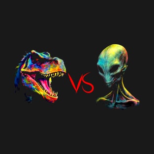 T-Rex vs Alien T-Shirt