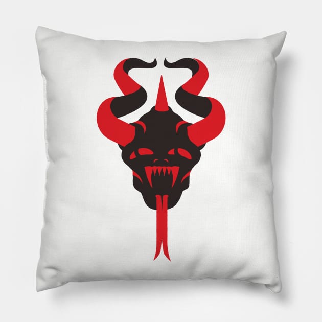 Demon Dude Pillow by evilgoods