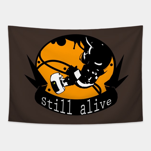 Still Alive Tapestry by darthspaz