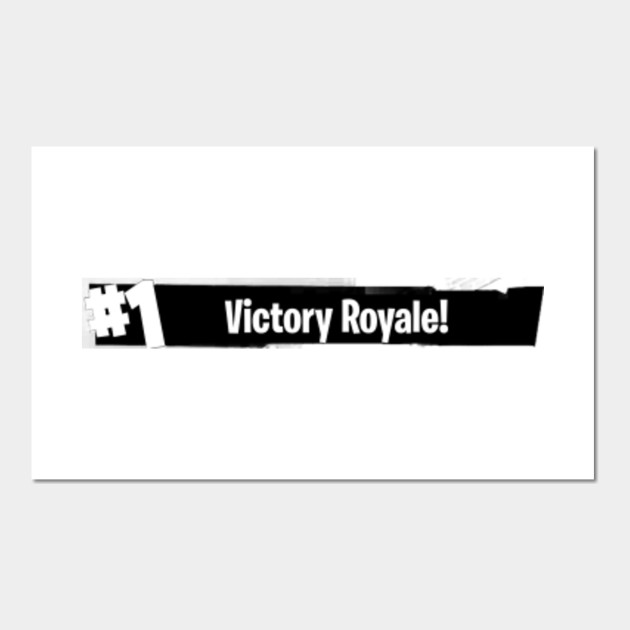 Fortnite Victory Royale Poster