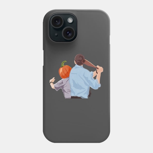 Dwight Schrute and Jim Halpert The Office Phone Case by StrayArte