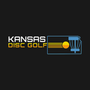 Kansas Disc Golf - Disc Line Dark T-Shirt