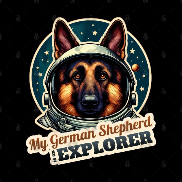 German Shepherd Astronaut by k9-tee