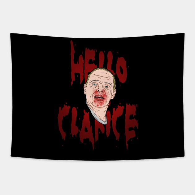 Hello Clarice Tapestry by ArtByVincentVera