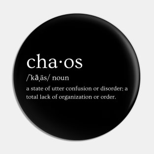 Chaos Definition Pin