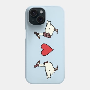 Boy Geese in Love Phone Case