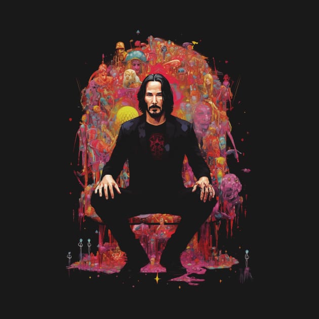 Keanu Reeves Psychedelic Zen Mediation by Celebrity Zen