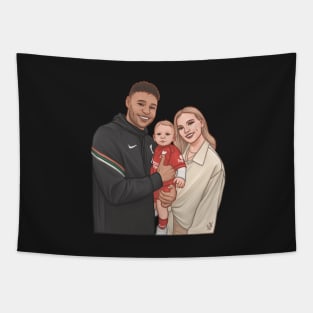 Reds || Alex, Perrie and Axel Tapestry