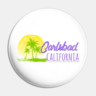 Life's a Beach: Carlsbad, California Pin