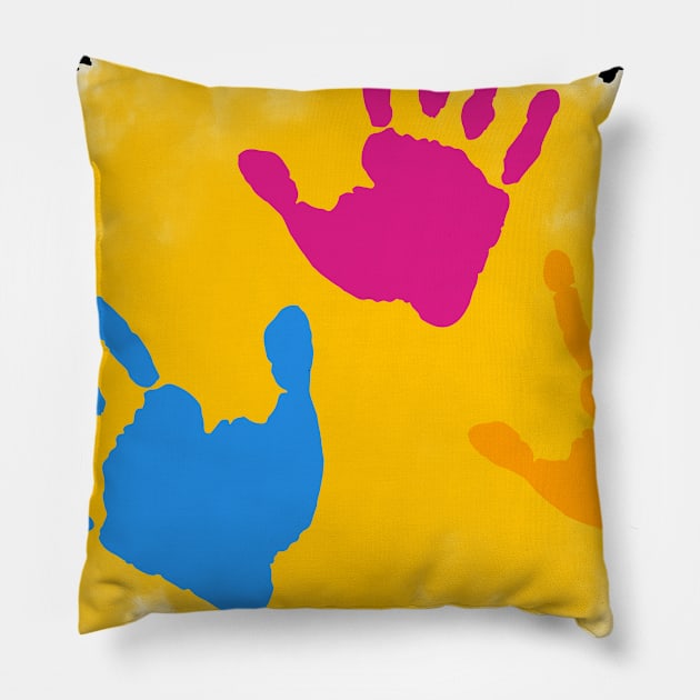 COLORFUL HOLI 2 Pillow by ShubShank