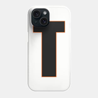 Bold in Black: T's Defining edge Phone Case