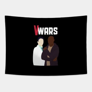 Vwars popart Dr Dr. Luther Swann and Michael Fayne Tapestry