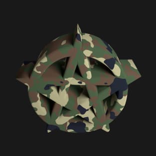 3D Pentagram - Camouflage T-Shirt