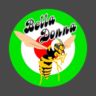 Wasp Mod Target Green bella Donna T-Shirt