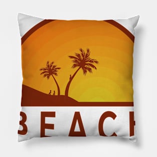 Beach Half Round Pillow