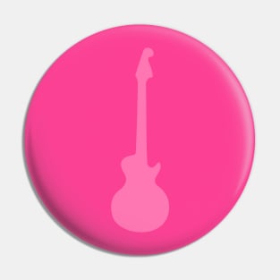 Pink Punk Guitar Pin