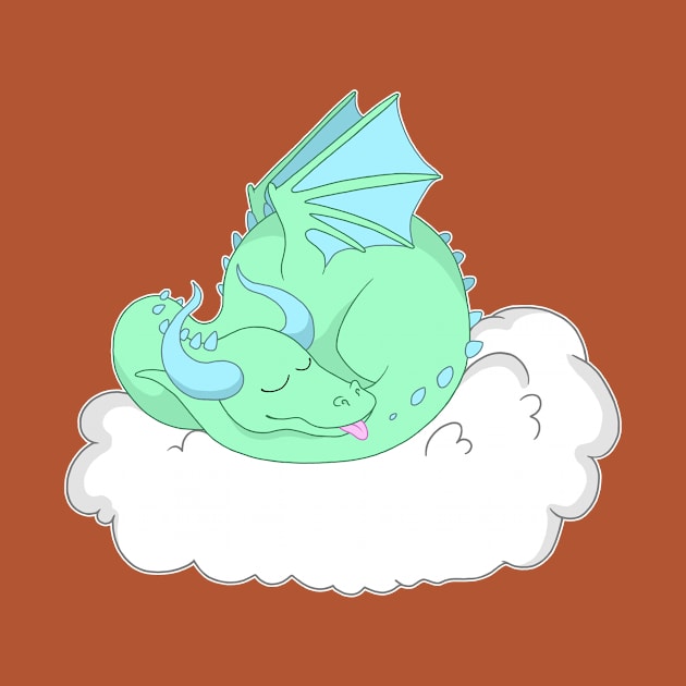Sleepy Dragon by Skarmaiden