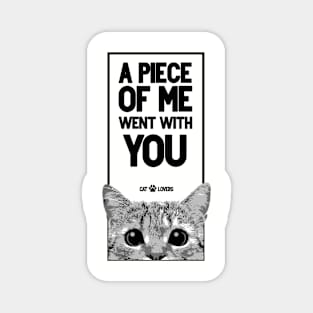 Cat Lover Quote Magnet