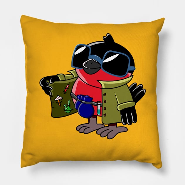 Bullfinch seller Pillow by HamsterOver