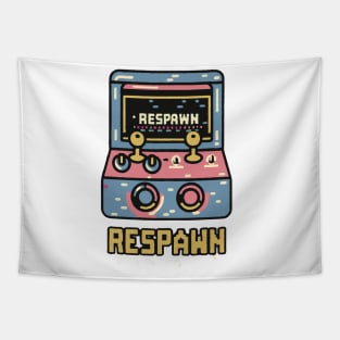 funny RESPAWN arcade Gamer Tapestry